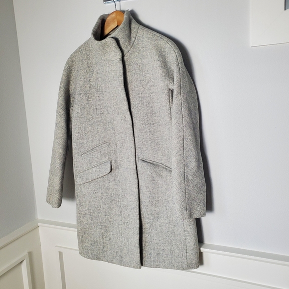 J.Crew Cocoon Coat Size 0 - Picture 6 of 15